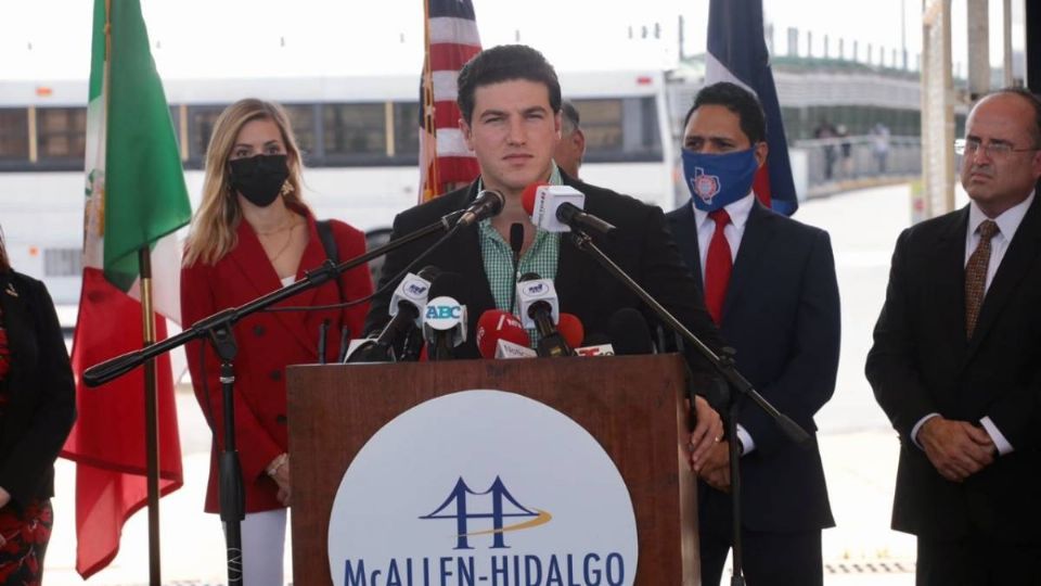 Samuel García anuncia nueva ruta para vacunación transfronteriza en Texas (Foto: Especial)