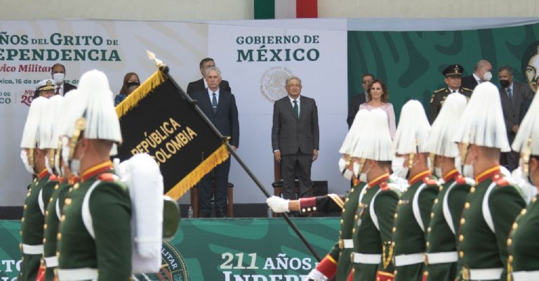 AMLO, DESFILE, 16 DE SPETIEMBRE, MIGUEL DÍAZ CANEL, CUBA, SEDENA