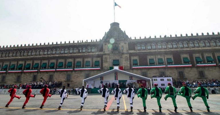 PALACIO NACIONAL, SEDENA, DESFILE, 16 DE SEPTIEMBRE