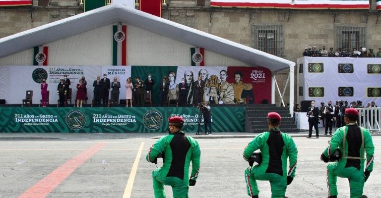 DESFILE 16 DE SEPTIEMBRE, AMLO, SEDENA, ZÓCALO, PALACIO NACIONAL,