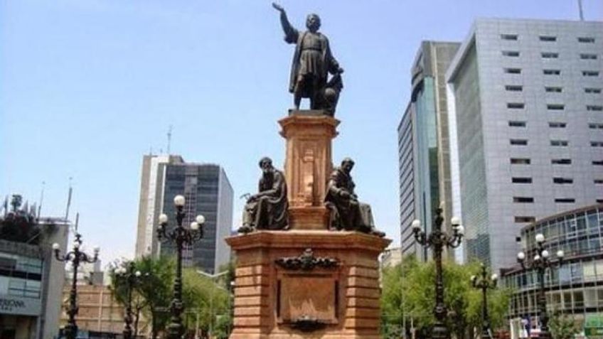 Escultura de Cristóbal Colón se reubicará con el propósito de cuidarla, asegura la Secretaría de Cultura de la CDMX