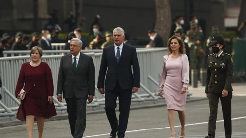 Así lució Beatriz Gutiérrez Müller en el Desfile Militar 2021