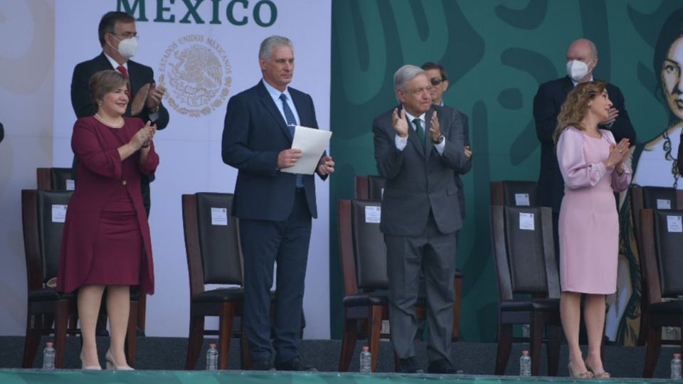 AMLO presencia desfile militar del 16 de septiembre. Foto: Daniel Ojeda @danielojedafoto