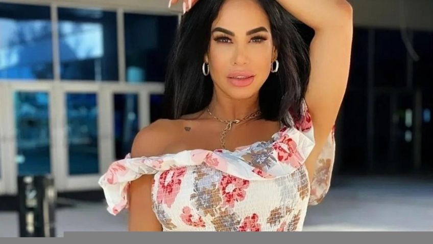 Lis Vega da cátedra de estilo con mini vestido bicolor y presume piernas de infarto