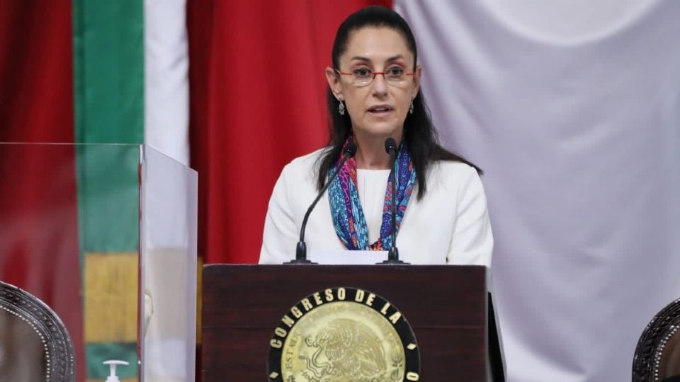 La mandataria capitalina Claudia Sheinbaum presentó su Tercer Informe de Gobierno gobierno en el Congreso de la CDMX. Foto: Especial