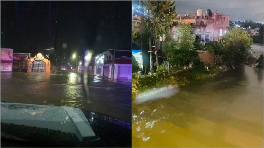 Tula: Evacuan colonias por creciente de ríos y riesgo de inundaciones