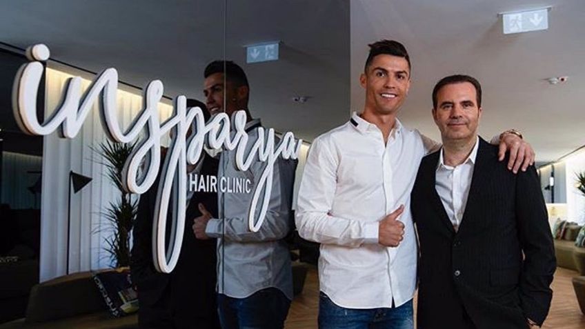 Cristiano RONALDO lucha contra la CALVICIE prematura con su empresa Insparya