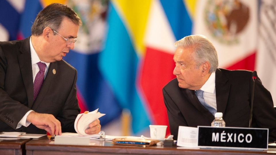 Marcelo Ebrard dio la bienvenida a los asistentes. Foto: Presidencia