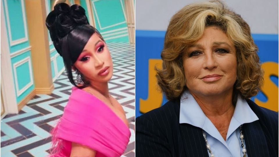 Cardi B admitió que se sentía nerviosa con la presencia de Angélica María Foto: Especial