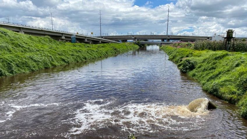 Río Lerma a su máxima capacidad; activan plan ante eventual desbordamiento