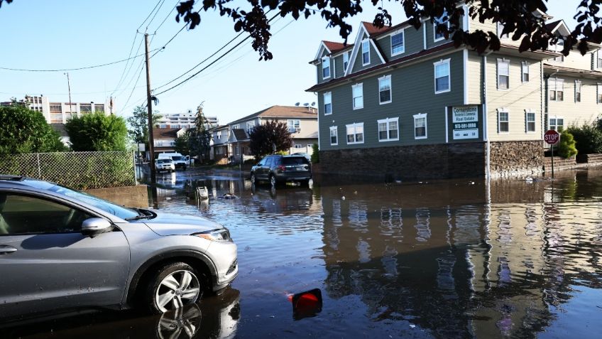 Nueva York bajo el agua: las impactantes fotos de las inundaciones en la ciudad de los rascacielos