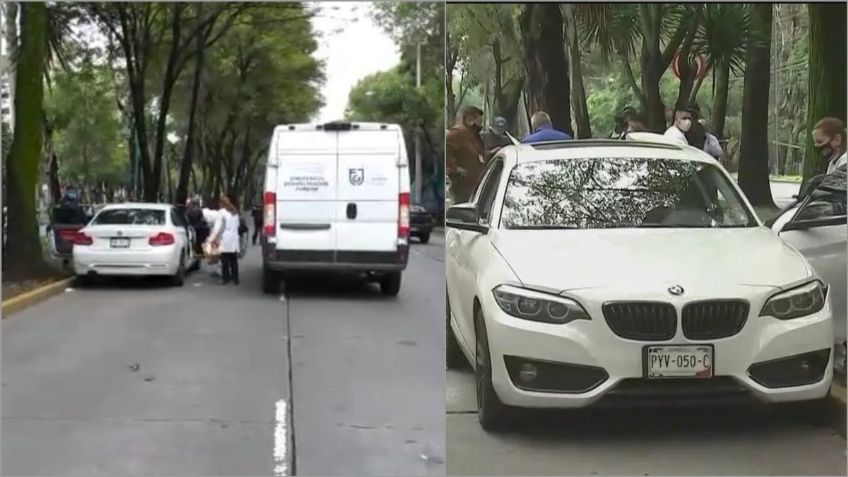 Asesinan a hombre en División del Norte; manejaba un BMW cuando recibió varios disparos