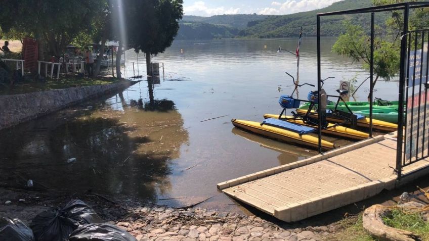 Cierran actividades por lluvias en la isla de Tzibanzá, Cadereyta