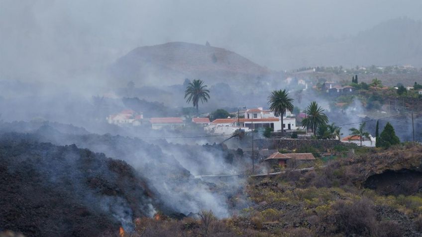 Lava del volcán Cumbre Vieja en La Palma arrasa con todo, menos con esta casa: FOTO