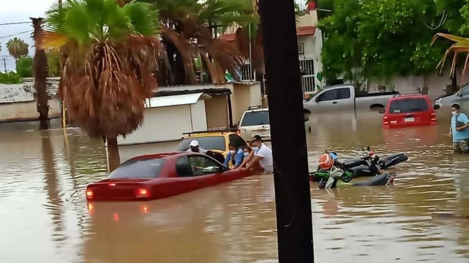 El propio Gobernador del Estado Victor Castro Cosio, aseguro que los daños fueron evaluados principalmente en la infraestructura publica de alumbrado. FOTO: ESPECIAL