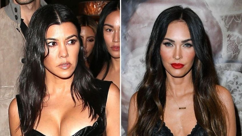 Megan Fox y Kourtney Kardashian ponen a temblar Instagram con candente beso | FOTOS