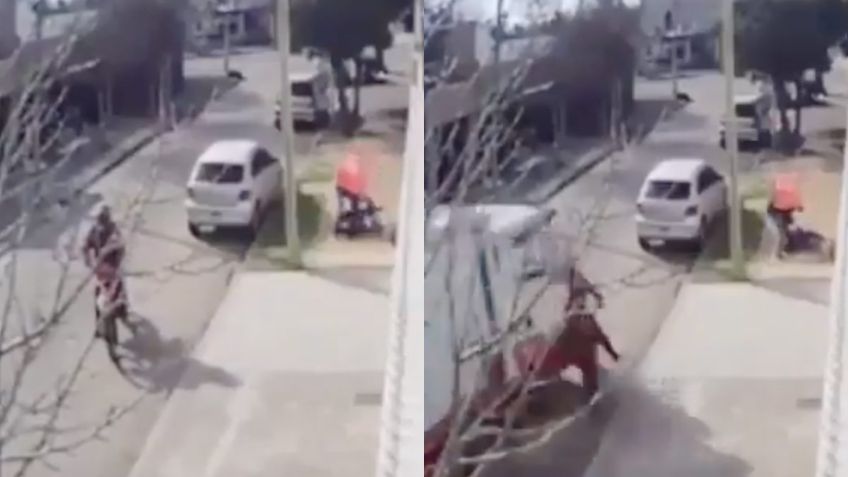 Chofer de camión frustra asalto contra mujer atropellando a ladrón en Tultitlán: VIDEO