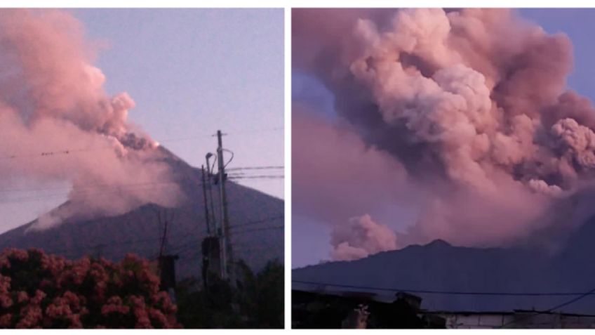 Volcán de Fuego en Guatemala entra en Erupción | VIDEO