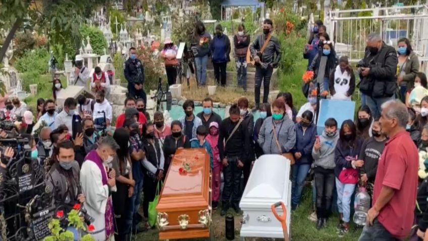 Tragedia Chiquihuite: dan el último adiós a Paola y al pequeño Dilan