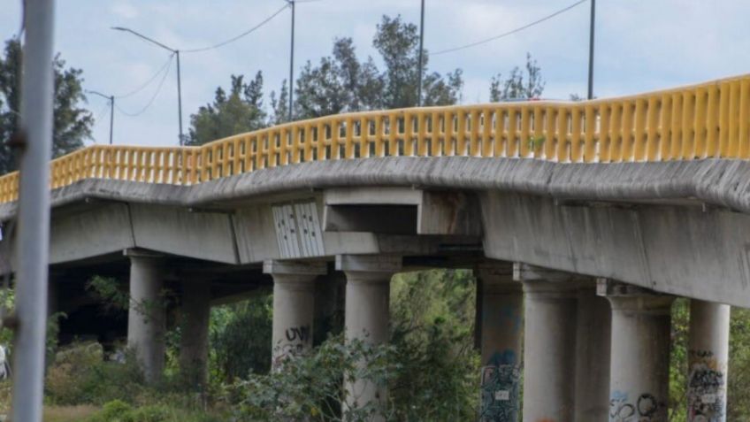 Cierran puente del Periférico Oriente tras afectarse por el sismo del 7 de septiembre