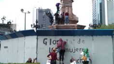 Antimonumento feminista en la Glorieta de Colón será revisado por el gobierno de la CDMX