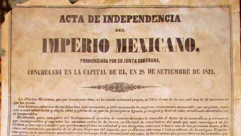 El día que México se quedó sin ACTA DE INDEPENDENCIA