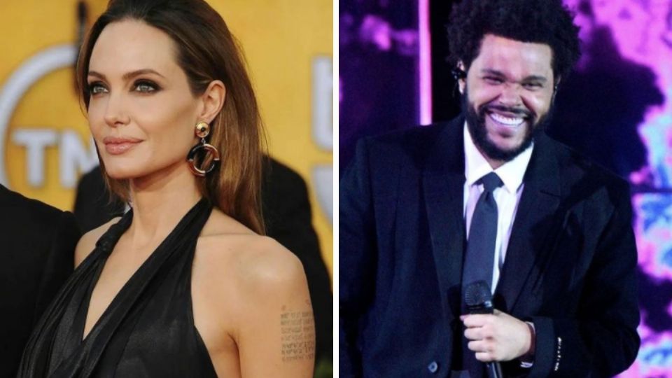 Angelina Jolie y The Weeknd son captados en romántica cena juntos. Foto: Instagram