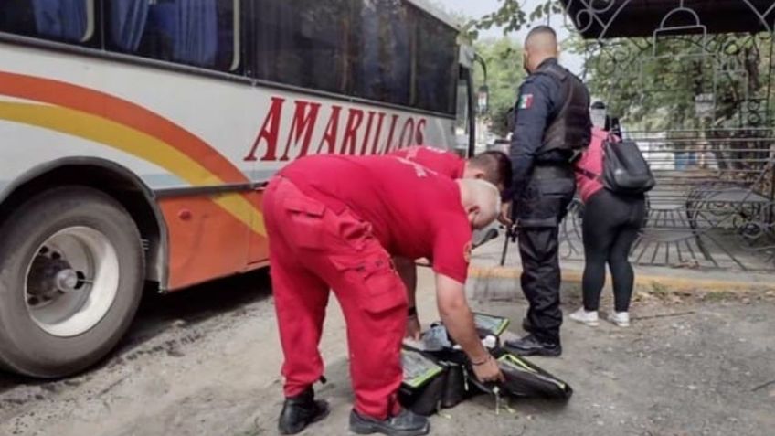 No quiso usar bien el cubrebocas y el chofer el autobús lo apuñaló