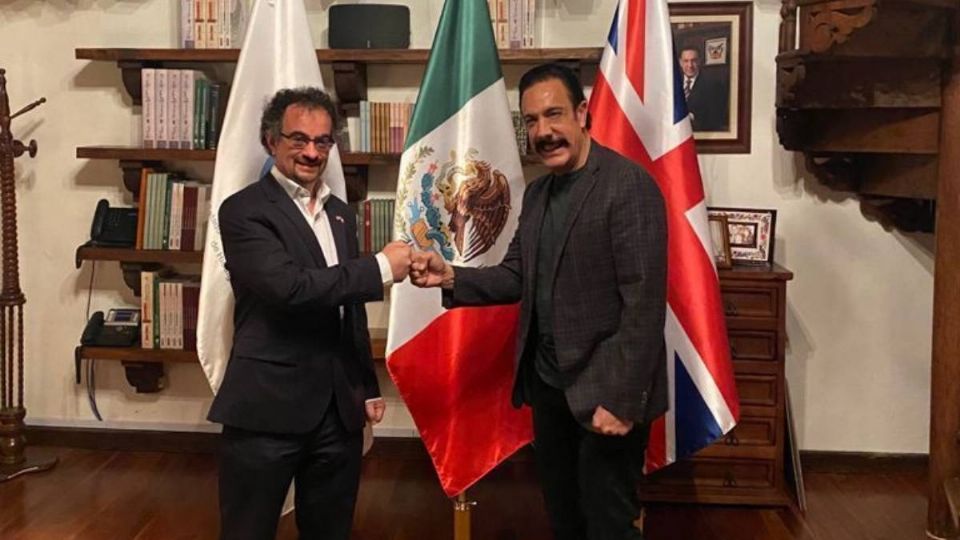 Hidalgo recibió al embajador del Reino Unido de Gran Bretaña en México (Foto: Especial)