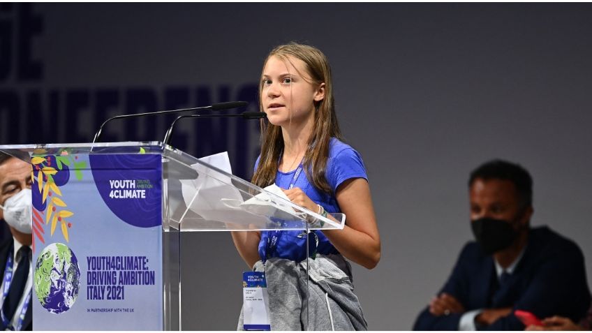 "Bla, bla, bla": Greta Thunberg critica inacción de políticos ante el cambio climático