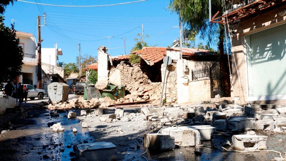 Su epicentro se situó de nuevo en la isla, a 23 kilómetros al sureste de la capital cretense, Heraclión. FOTO: EFE