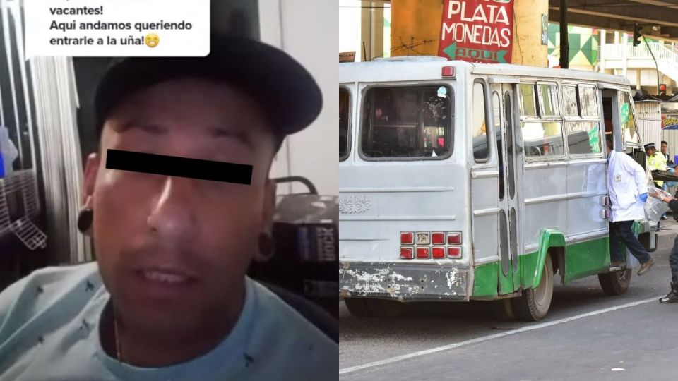 El joven explicó que en un día atracan de dos a tres microbuses. (Foto: Captura de pantalla | Cuartoscuro)