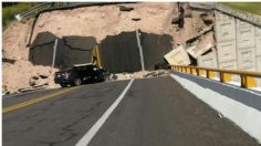 Colapsa puente en carretera de San Luis Potosí: hay un muerto y cuatro heridos | FOTOS