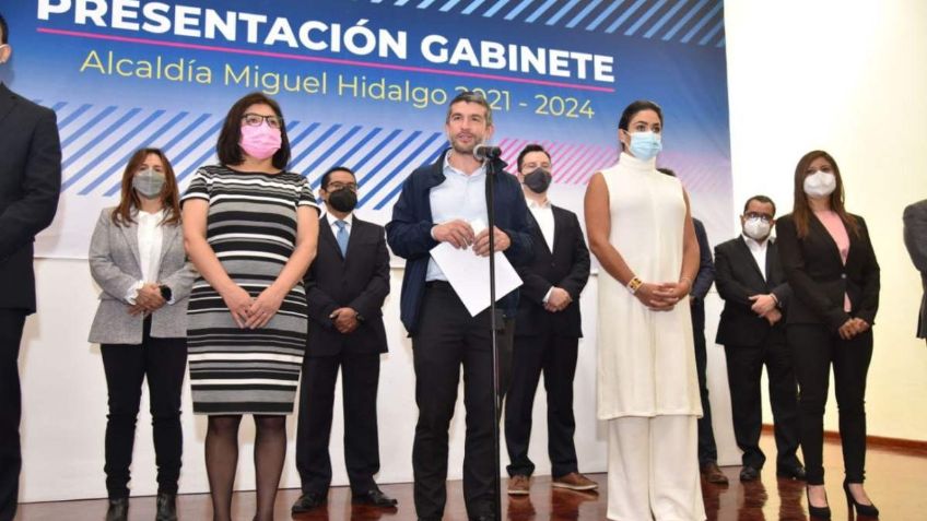 Mauricio Tabe revela a los integrantes de su gabinete en la Miguel Hidalgo