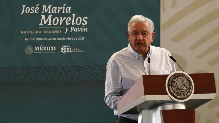 AMLO asegura que están vigentes los postulados de José María Morelos y Pavón