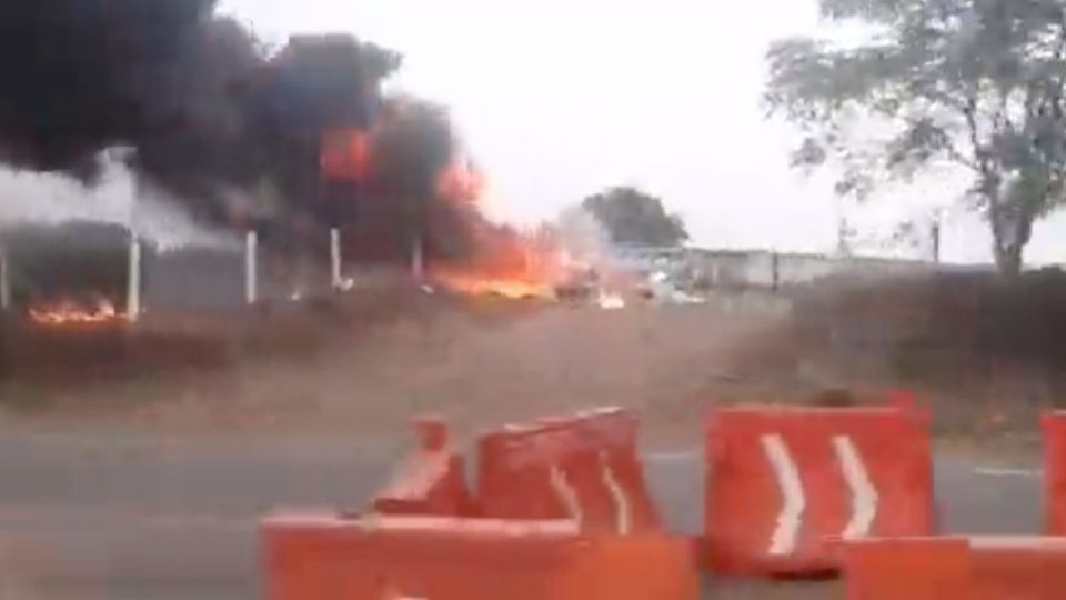 Hasta el momento se desconoce el número de personas afectadas por el accidente (Foto: Captura de pantalla)