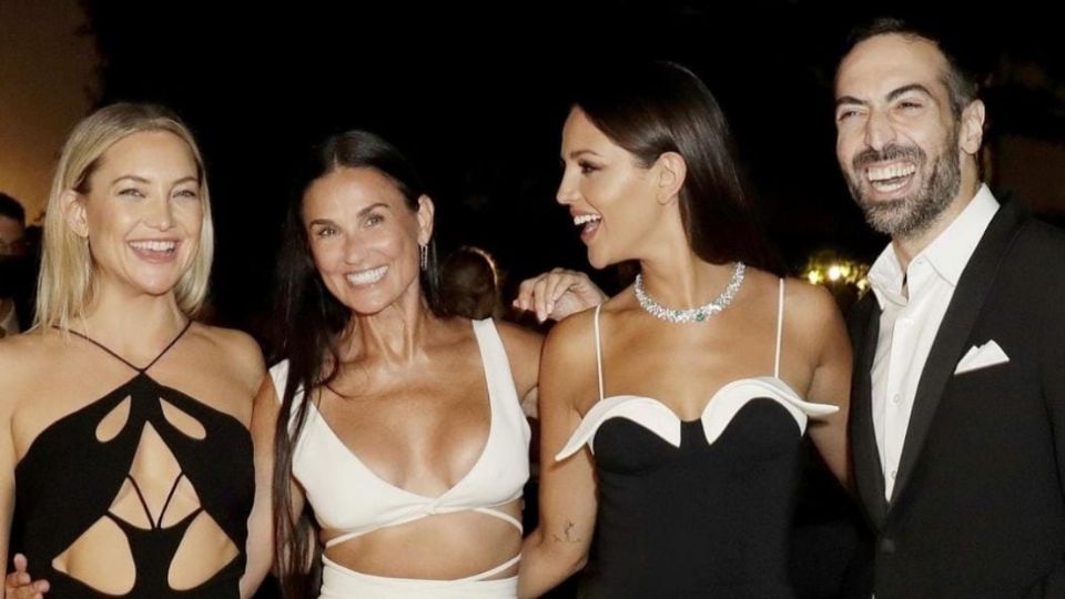 Eiza González, Demi Moore y Kate Hudson pasaron un tiempo juntas en el Festival de Venecia