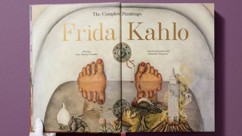 Editan libro con toda la obra pictórica de Frida Kahlo; pesa más de cinco kilos