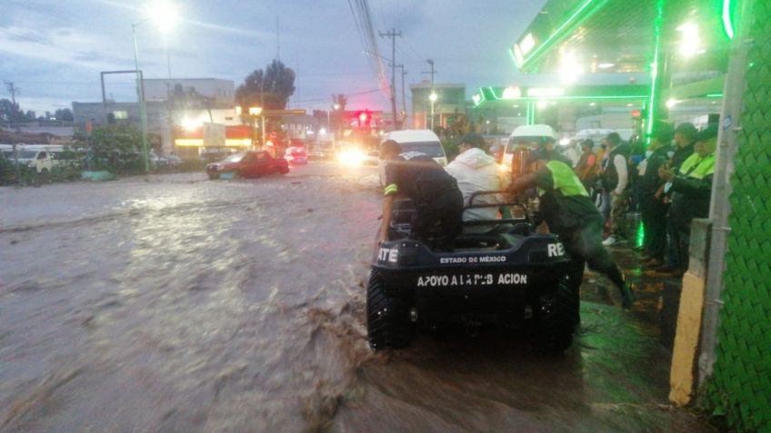 Inundaciones en Ecatepec: Alternativas viales tras afectaciones por intensa lluvia