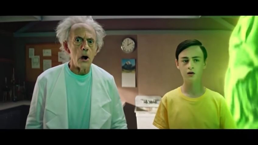 Las nuevas imágenes de Christopher Lloyd en el live action de Rick y Morty