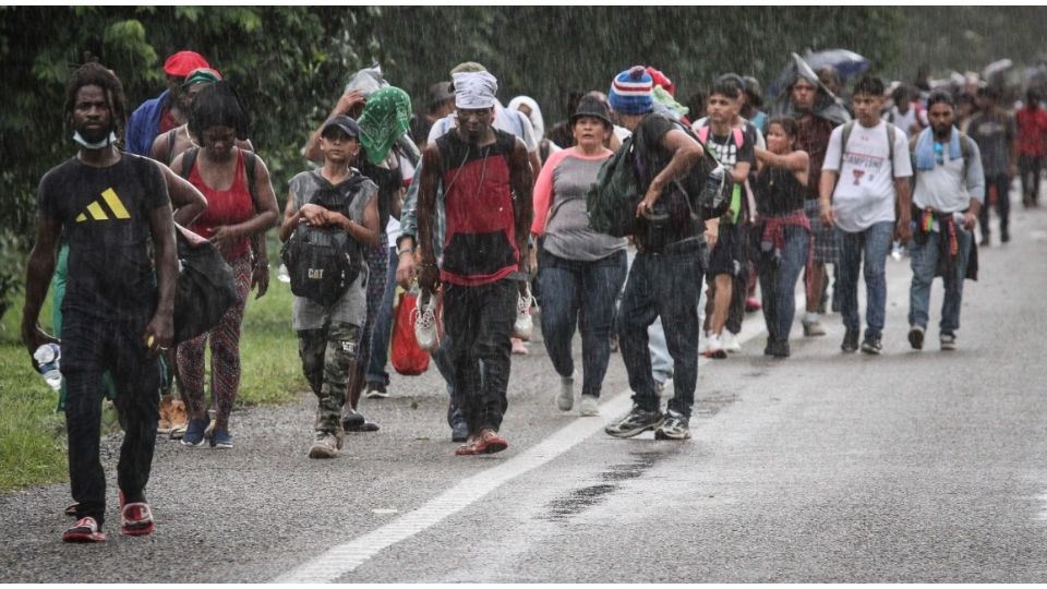 Haitianos toman nuevas rutas en Chiapas para llegar a la frontera norte (Foto: Cuartoscuro)