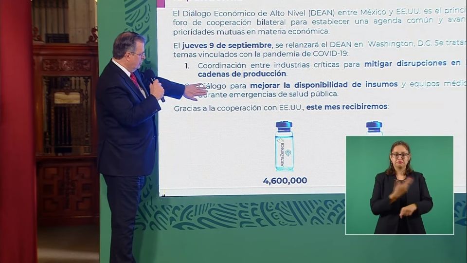 Marcelo Ebrard dijo que se acumularán 150 mil dosis antes de que termine el año 
FOTO: YouTube