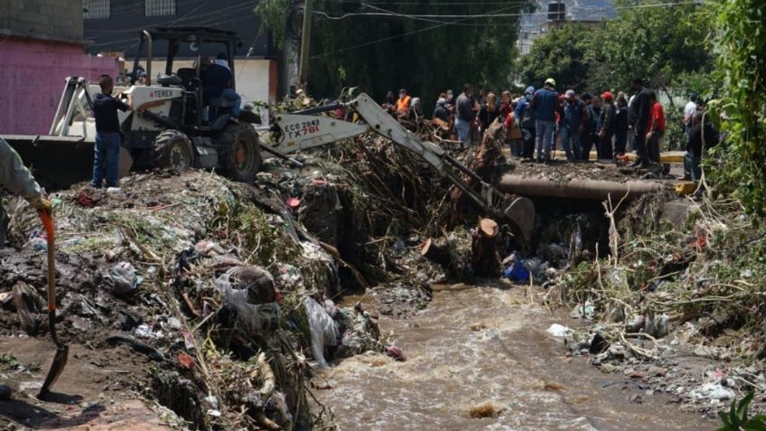 Autoridades de Ecatepec despliegan brigadas de apoyo en 23 colonias afectadas por las lluvias