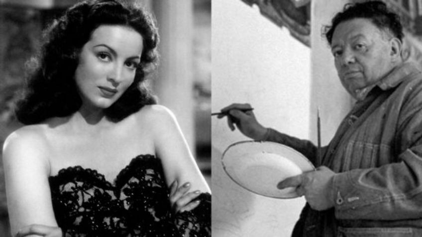 La inédita FOTO en donde se muestra a Diego Rivera intentando besar a María Félix