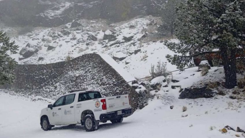 Veracruz se cubre de nieve: FOTOS de la primera nevada de la temporada