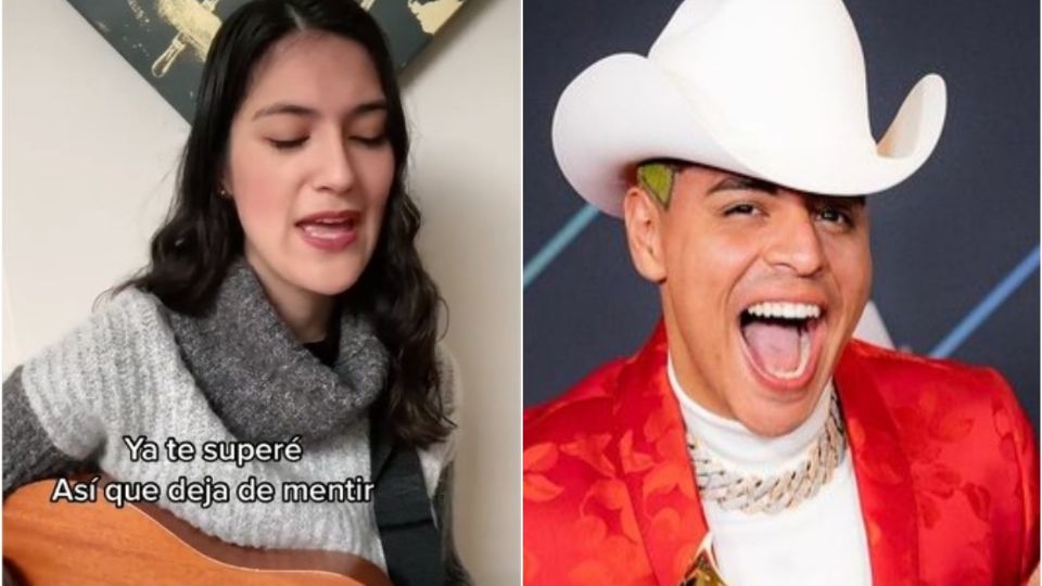 La influencer Mafer González hace covers de canciones Foto: Especial