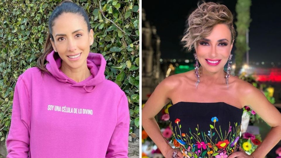 Cynthia Urías reacciona a la llegada de Carmen Muñoz a 'Cuéntamelo ya!'. Foto: Instagram