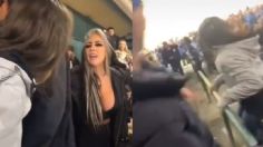 EU: Mujer agrede a otra por hacer toples en un estadio y desata trifulca | VIDEO