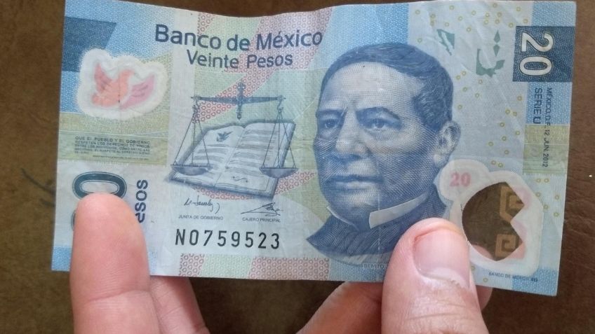 Este billete de 20 pesos se vende en más de 10 mil | FOTO