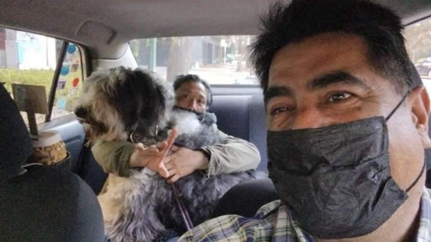 VIRAL: Taxista de CDMX ofrece servicio para viajar con MASCOTAS; esta es su historia